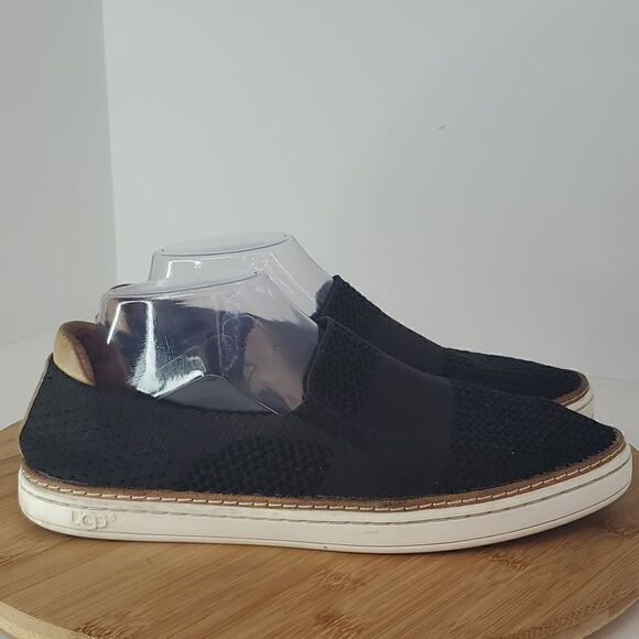 UGG Sammy Black Hyper-Weave Women's Slip on Sneakers Size 8 - Picture 1 of 11